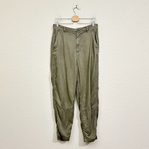 EVERLANE The Chino Buttersoft Pants Kalamata HR Tapered Relaxed - Picture 1 of 14